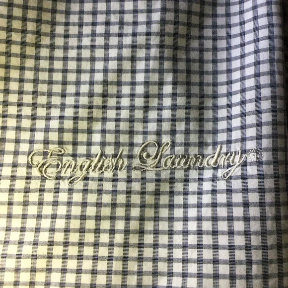 English Laundry Button Down Dress Shirt  100% Cotton - Picture 2 of 10